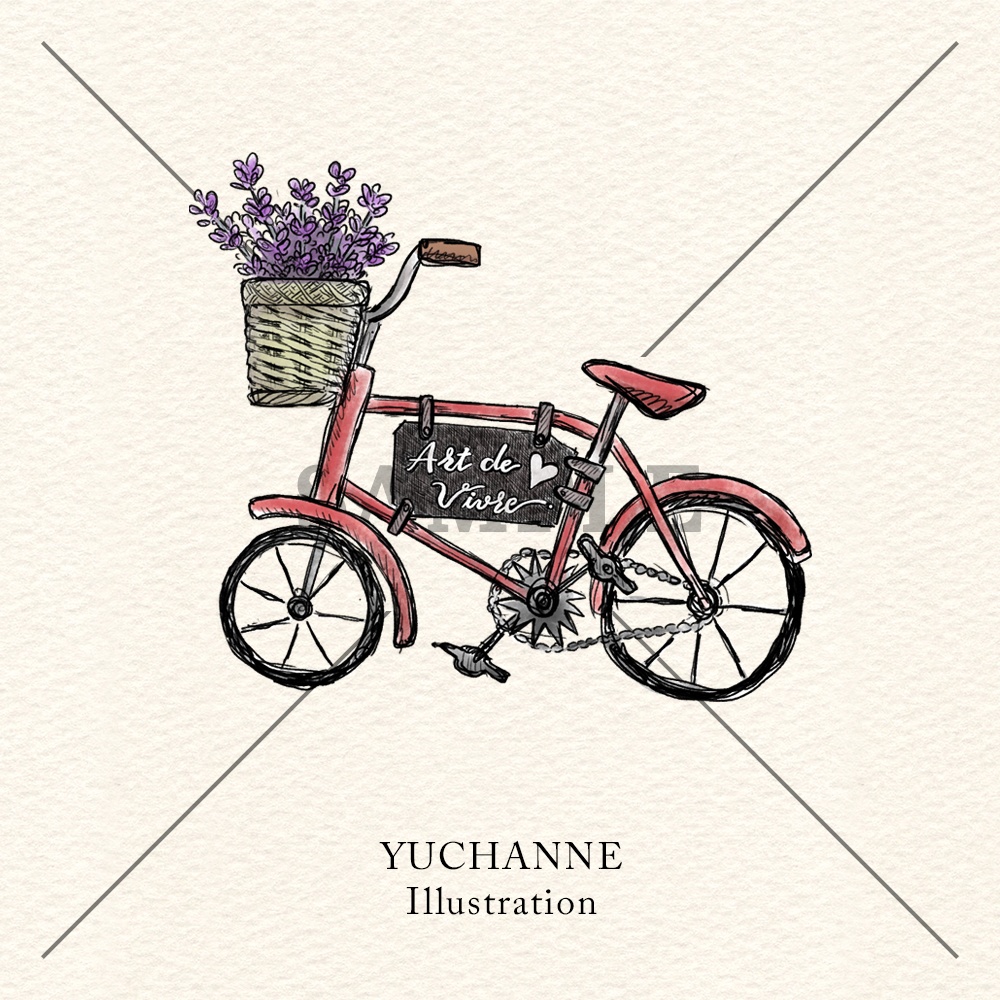 コラージュ素材セット(カラー)|ラベンダー日和の雑貨たち