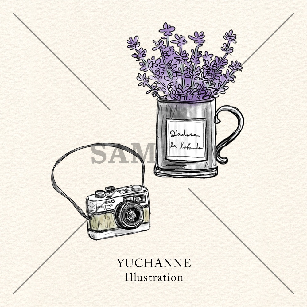 コラージュ素材セット(カラー)|ラベンダー日和の雑貨たち