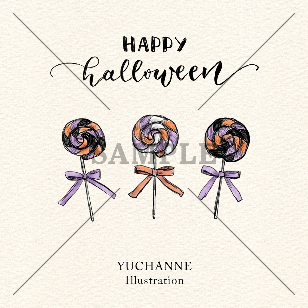 コラージュ素材セット(カラー)|おばけとカボチャと、とっておきのハロウィン