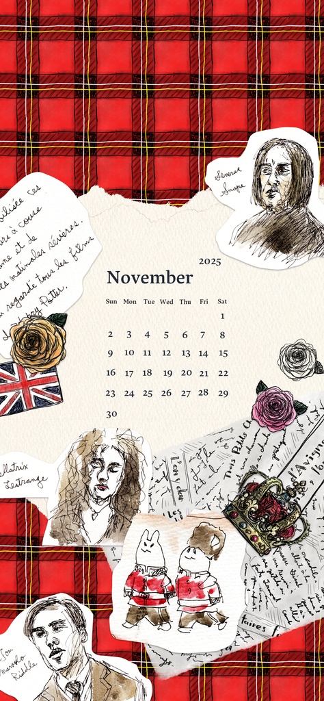 2025年 11月うさぱんカレンダー