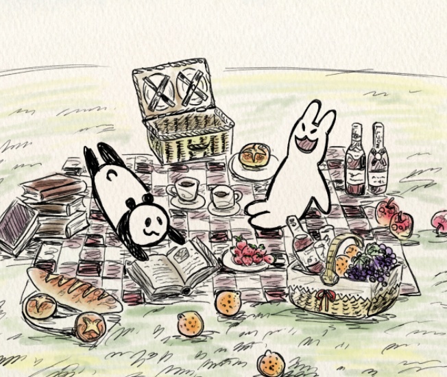 2026年 4月うさぱんカレンダー