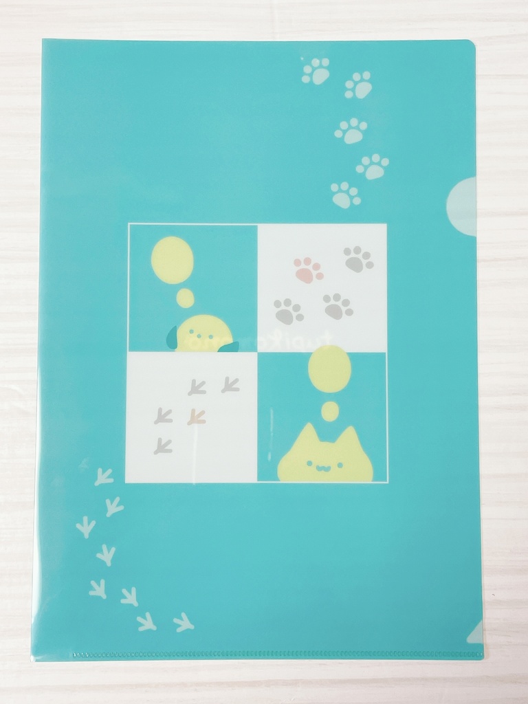 【にゃっちとシマたん】ひらめきクリアファイル