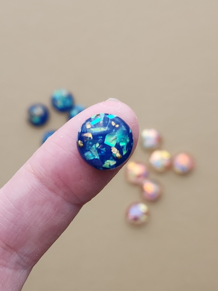 2wayピアス/ブルー