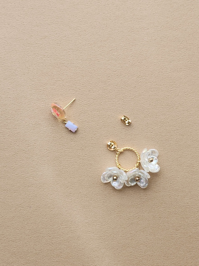 2wayピアス/カラフルポップ