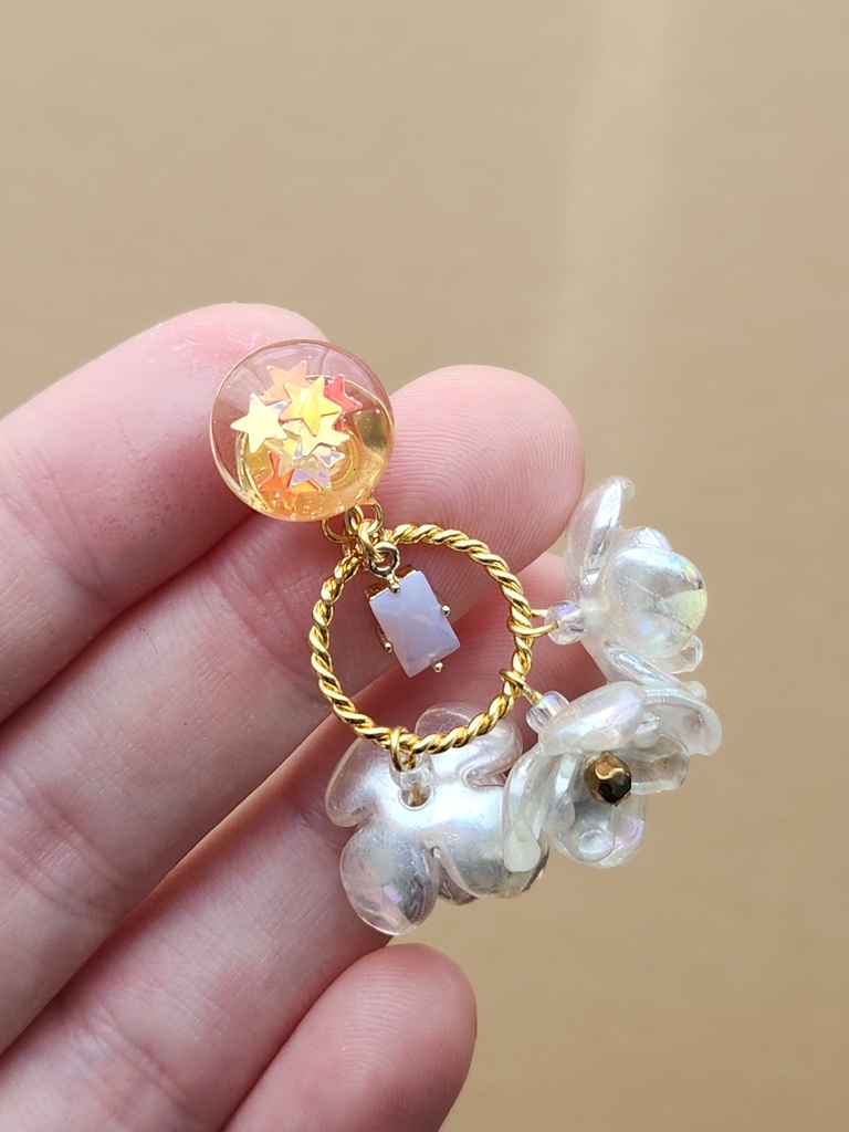 2wayピアス/カラフルポップ