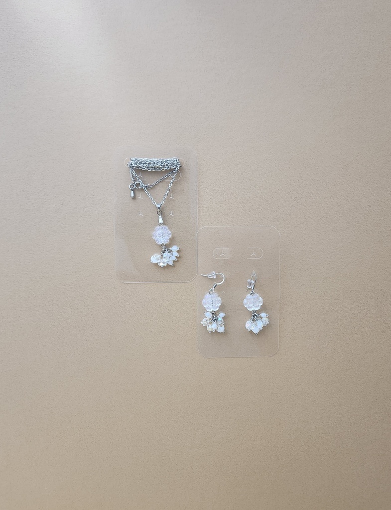 オパールフラワーシリーズ/シルバー ネックレス単体