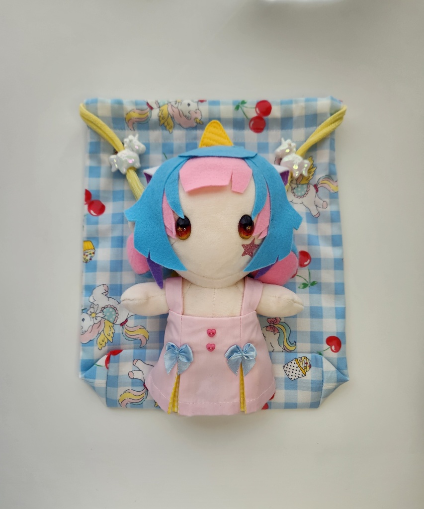 ぬいの仮宿ユニコーン巾着