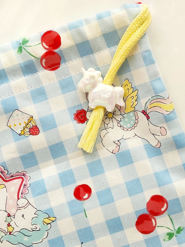 ぬいの仮宿ユニコーン巾着