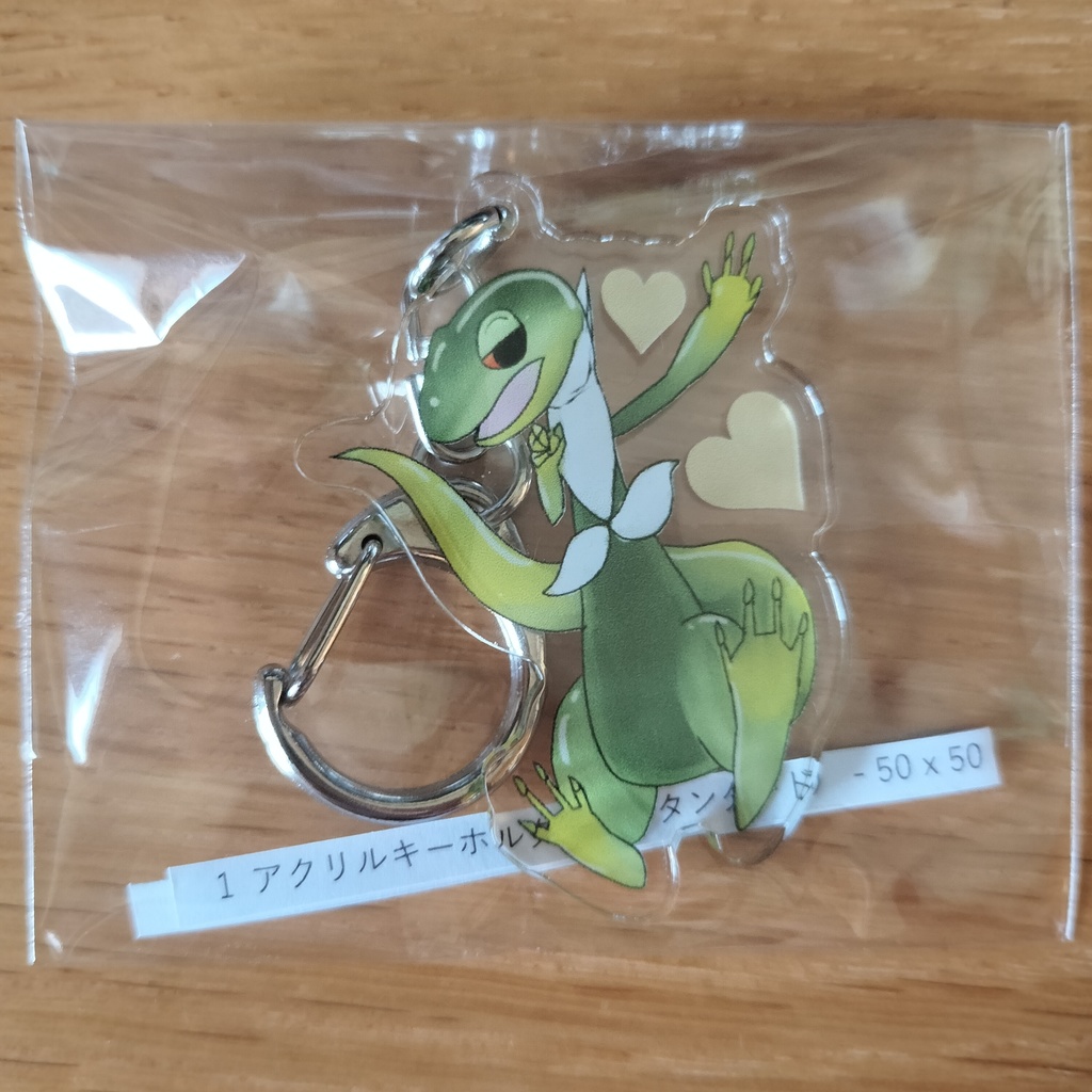 苔色かげ アクリルキーホルダー