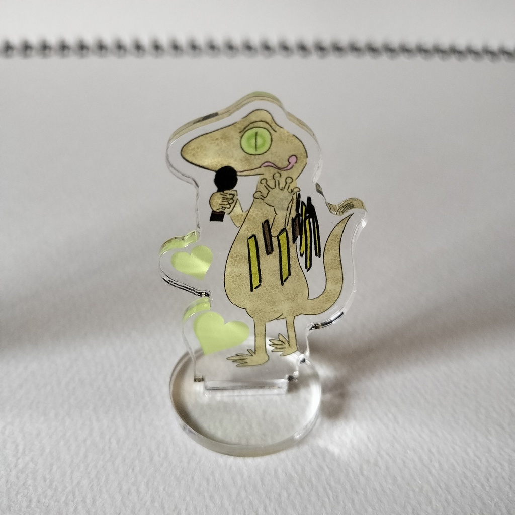 枯色ヤモ アクリルフィギュア