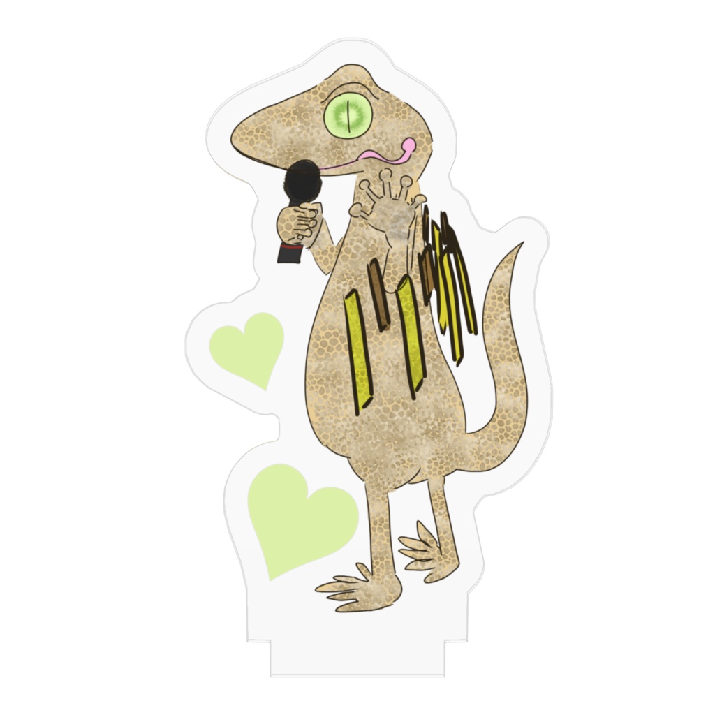 枯色ヤモ アクリルフィギュア