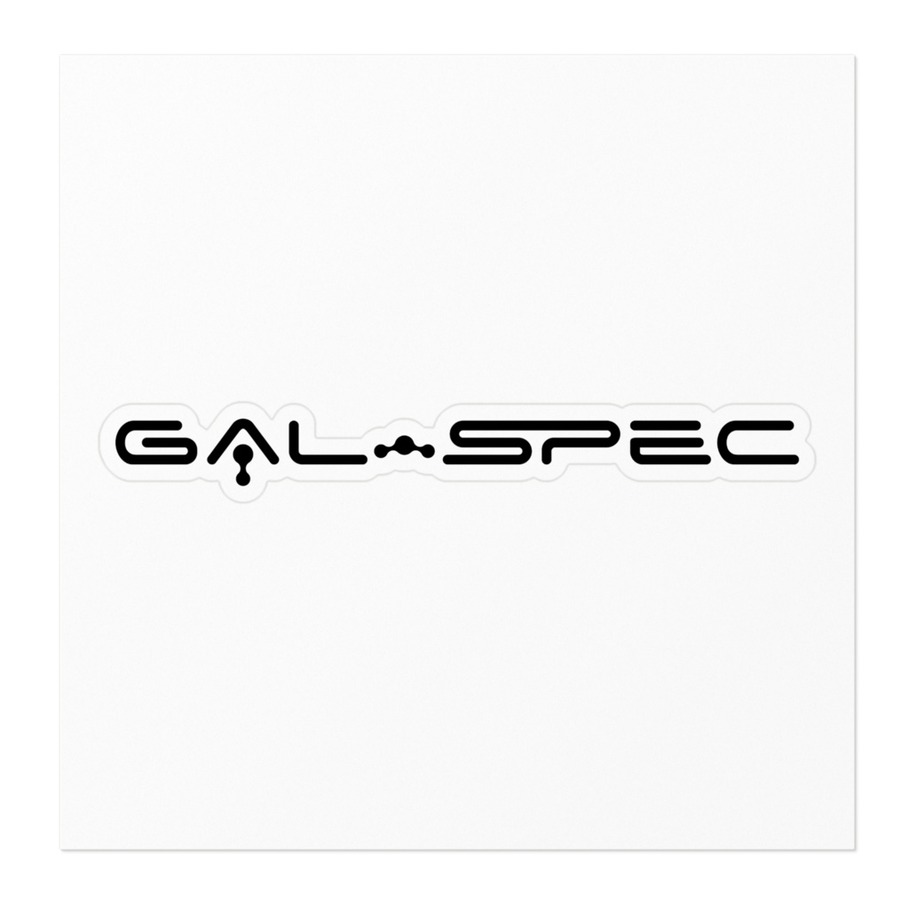 GAL-Spec ロゴタイプステッカー