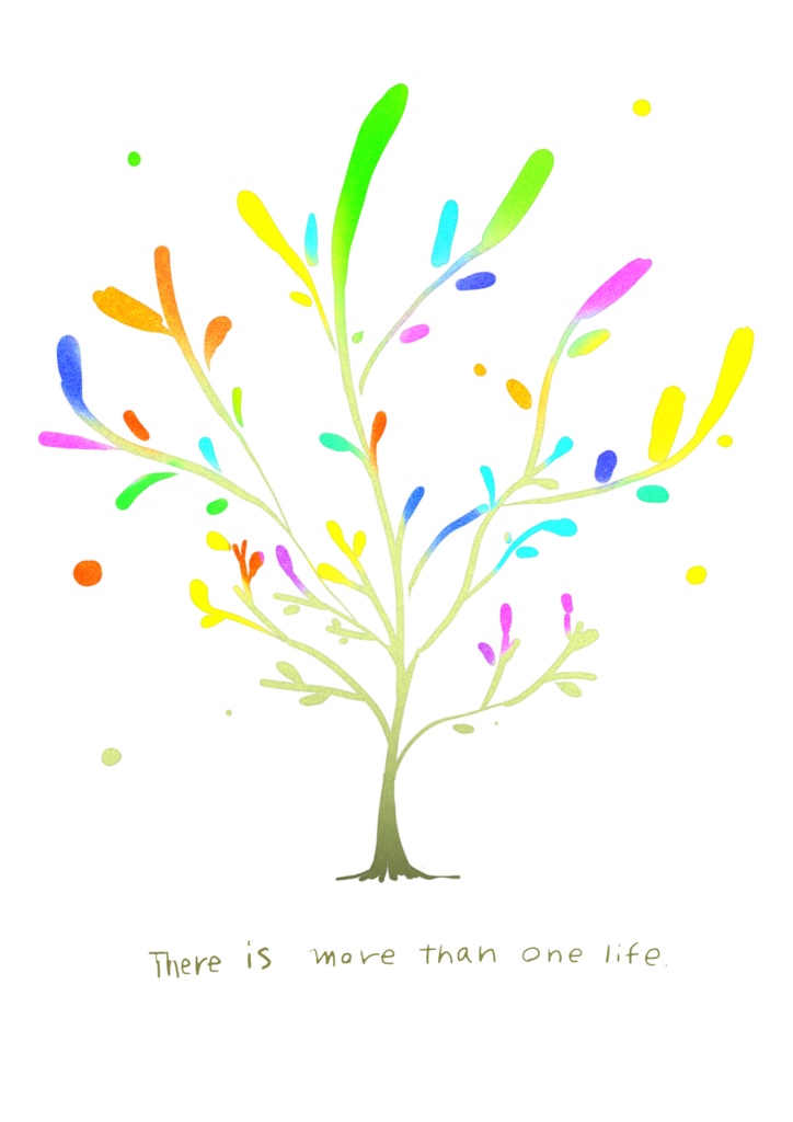 ts003 人生樹 Tシャツ