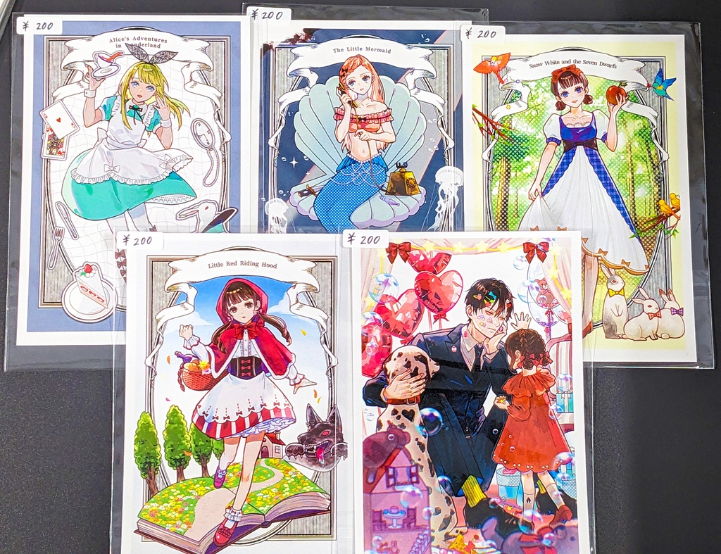 ポストカード5種セット( illustration:キイロ)