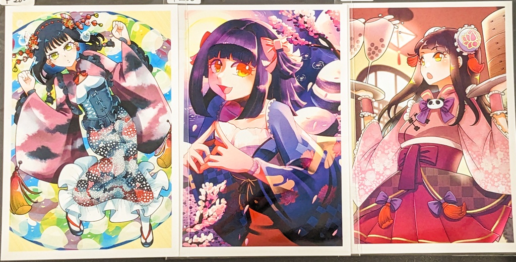 ポストカード3種セット( illustration:花鹿ノコ)