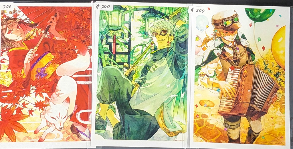 ポストカード3種セット( illustration:neemyu)