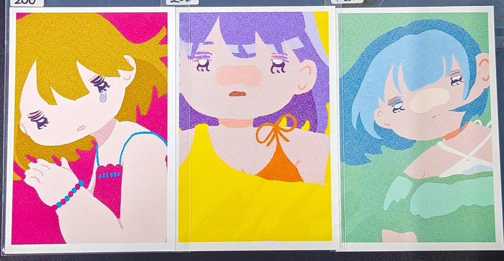 ポストカード3種セット( illustration:三毛島まお)
