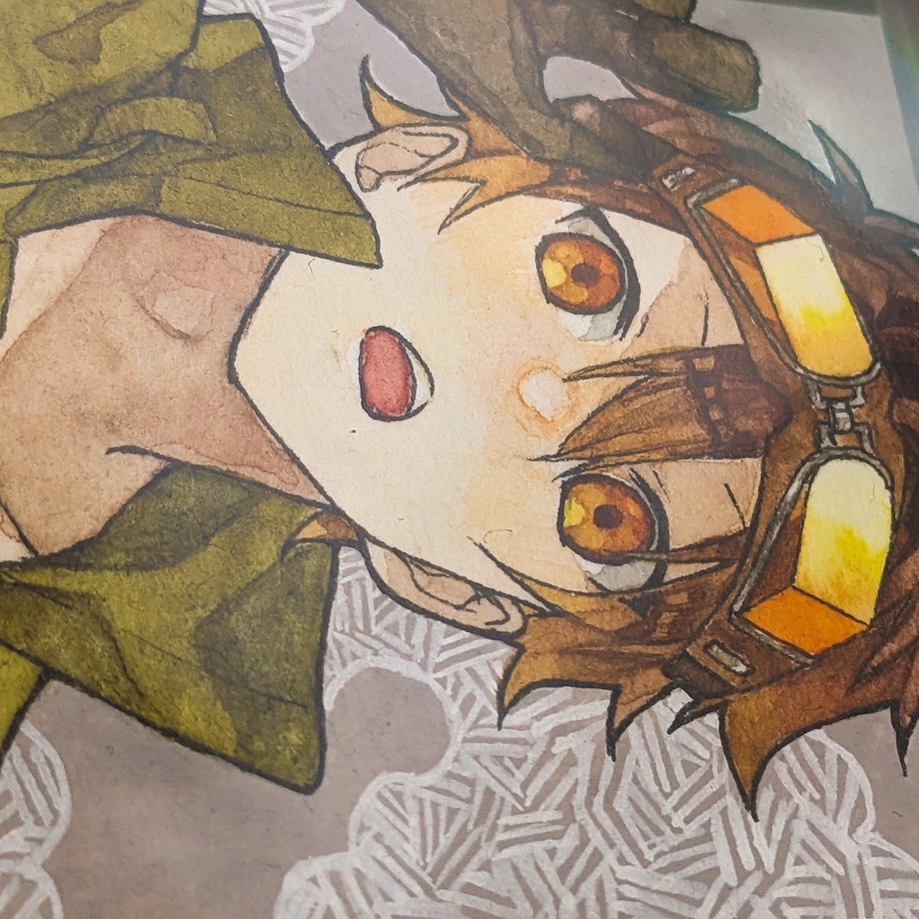 neemyu-ミニ原画(5.6×5.6㎝)