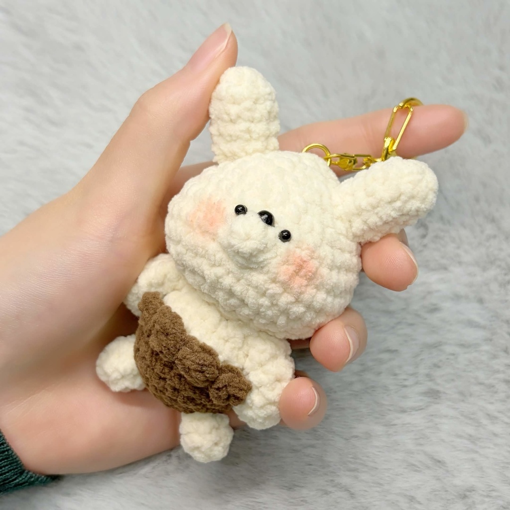 もちぐるみキーホルダー(うさぎパンツver.)