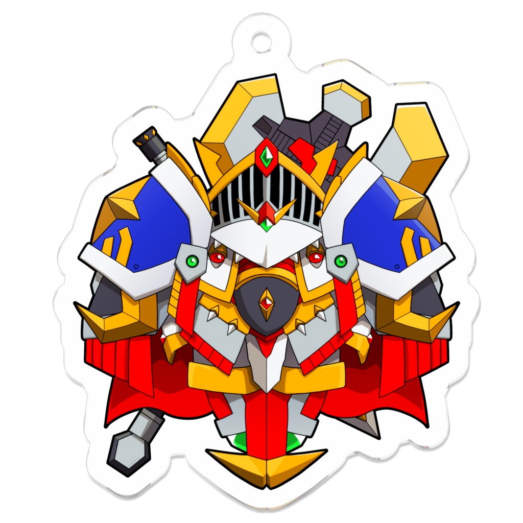 バーサルロードスペリオルガンダム(GP02)風アクリルキーホルダー