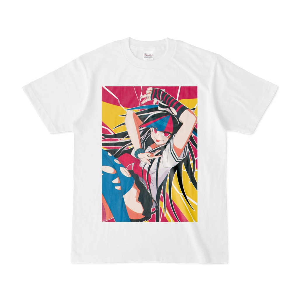 澪田唯吹Tシャツ_白_正面