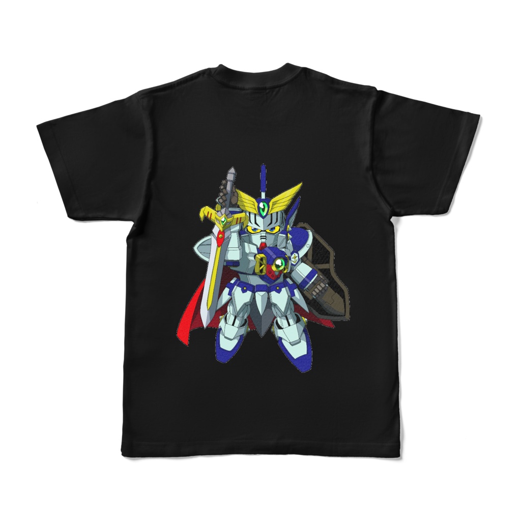 翼の騎士ゼロカラーTシャツ_背面