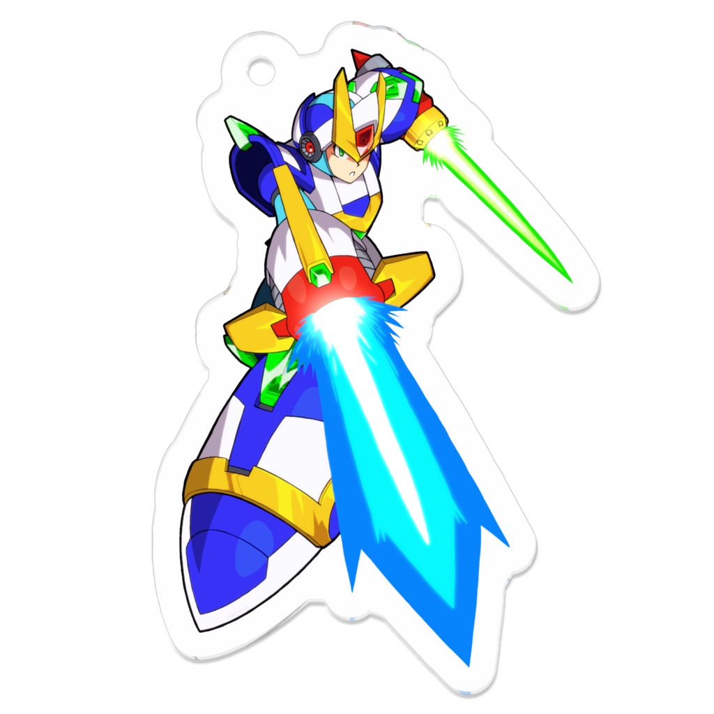 ロックマンX6_ブレードアーマー_アクリルキーホルダー