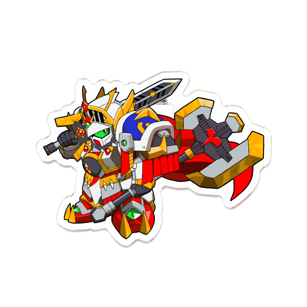 バーサルロードスペリオルガンダム(GP02)アクリルバッジ