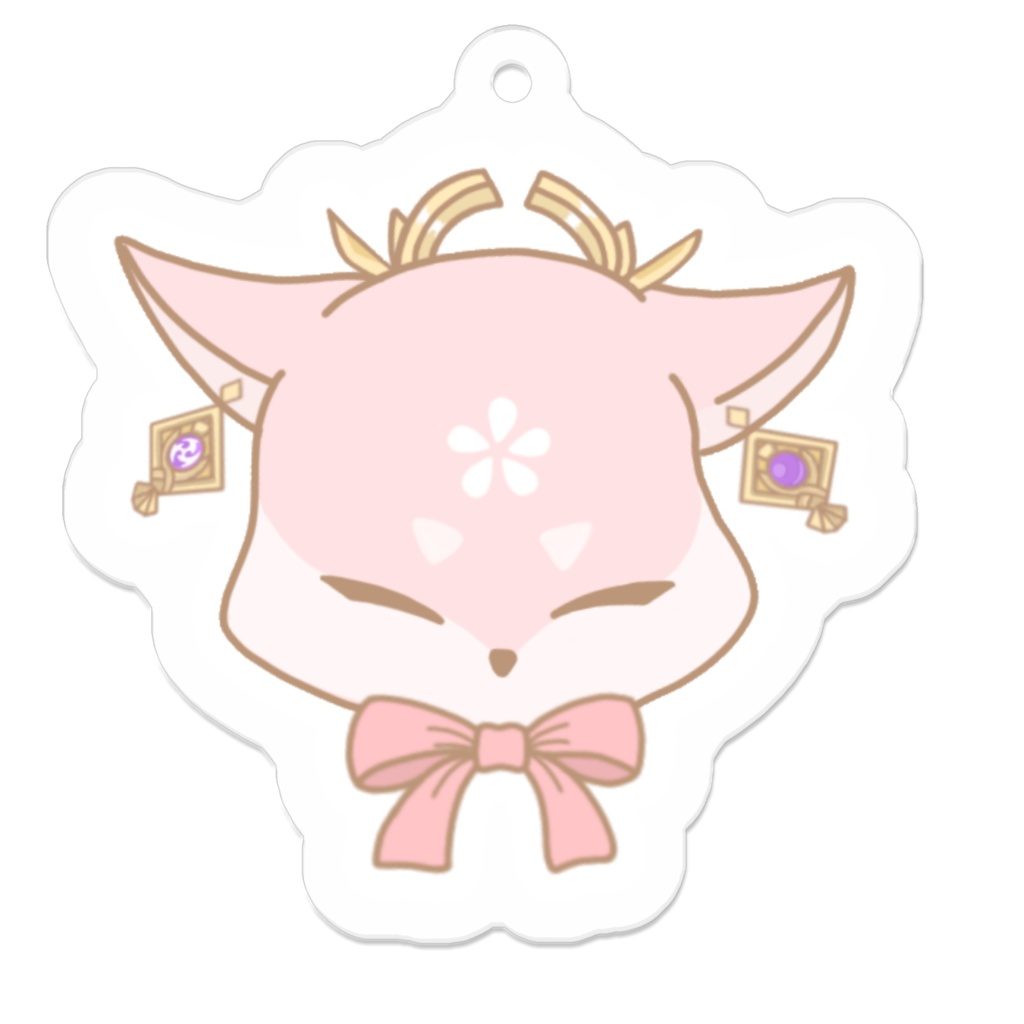 やえみこきつねのすがた アクリルキーホルダー