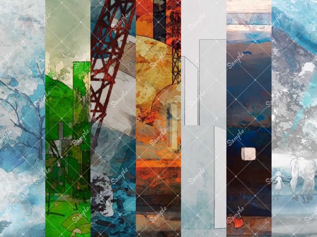 【クトゥルフ神話TRPG】彩度、無色透明。【書籍版/ポストカード】