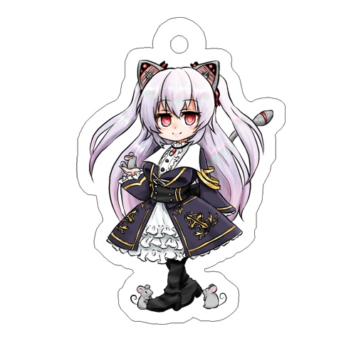 のらきゃっとアクリルキーホルダー