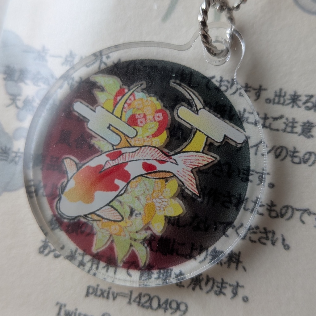鯉月アクリルトップネックレス・ⅲ