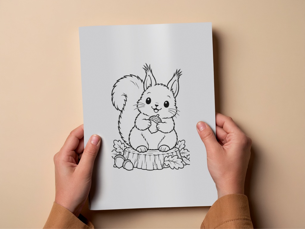 Japanese Animal Coloring Pages, 24 Printable Coloring Sheets for Kids, Cute Wildlife, Digital Download