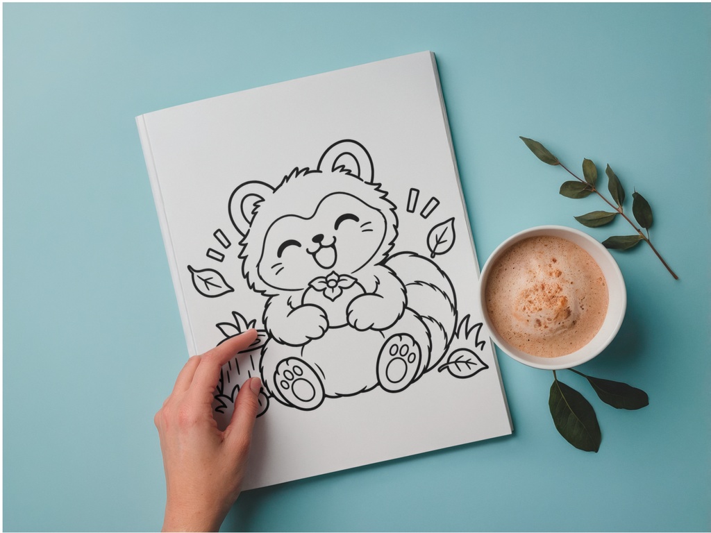 Japanese Animal Coloring Pages, 24 Printable Coloring Sheets for Kids, Cute Wildlife, Digital Download