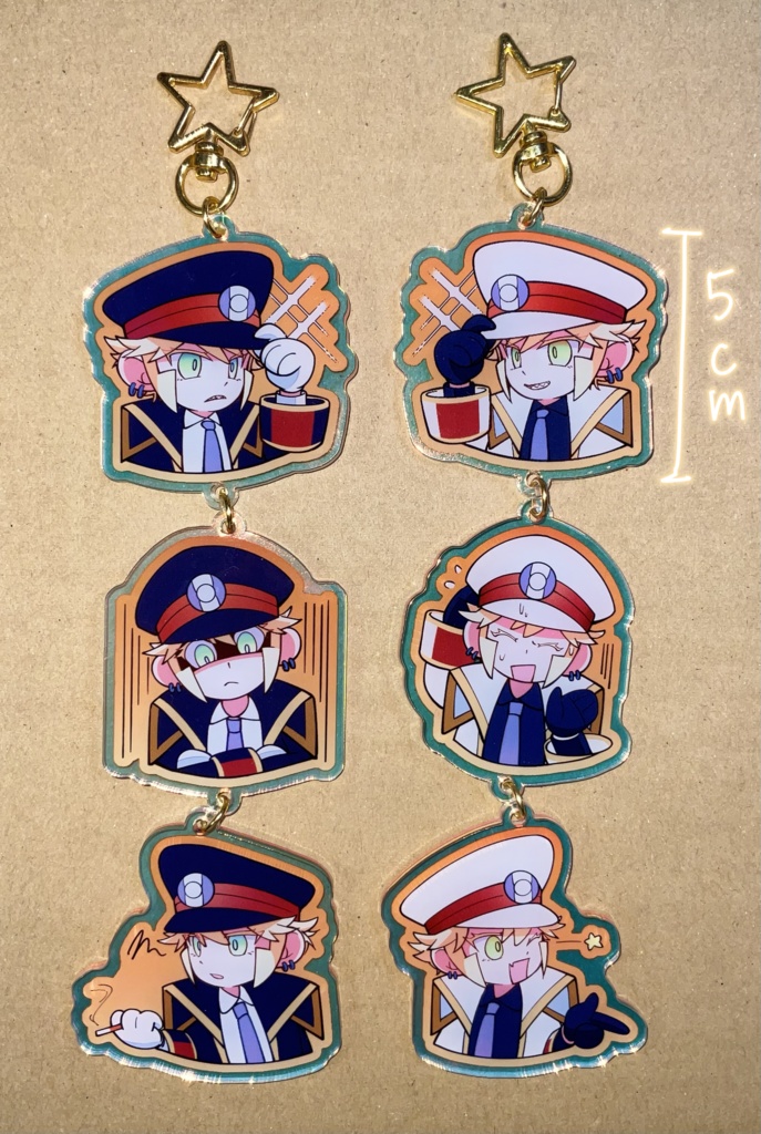 【6月26日後発送】Sbbsアクキーセット（acrylic keychain set）