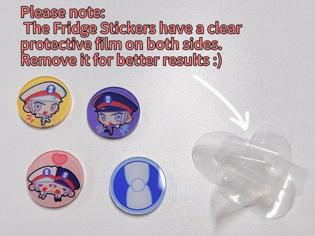 【入荷予定日5月13-20日】Fridge Stickers set