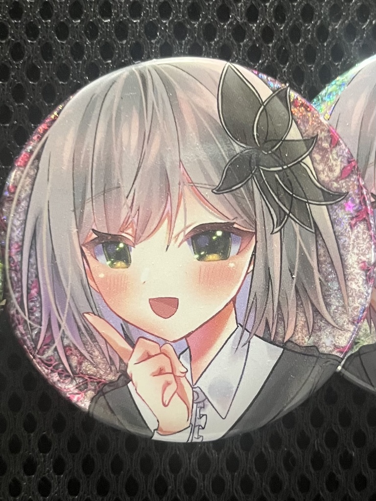 無垢の神 冰鞠 ホログラム缶バッジ 57mm
