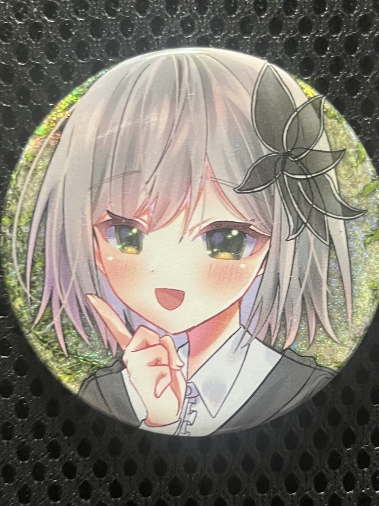 無垢の神 冰鞠 ホログラム缶バッジ 57mm
