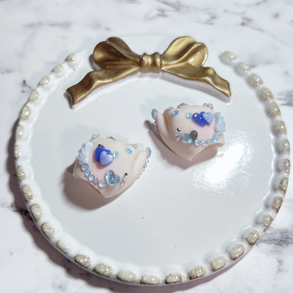 MDD ネイルハンド 水色天使🪽🫧