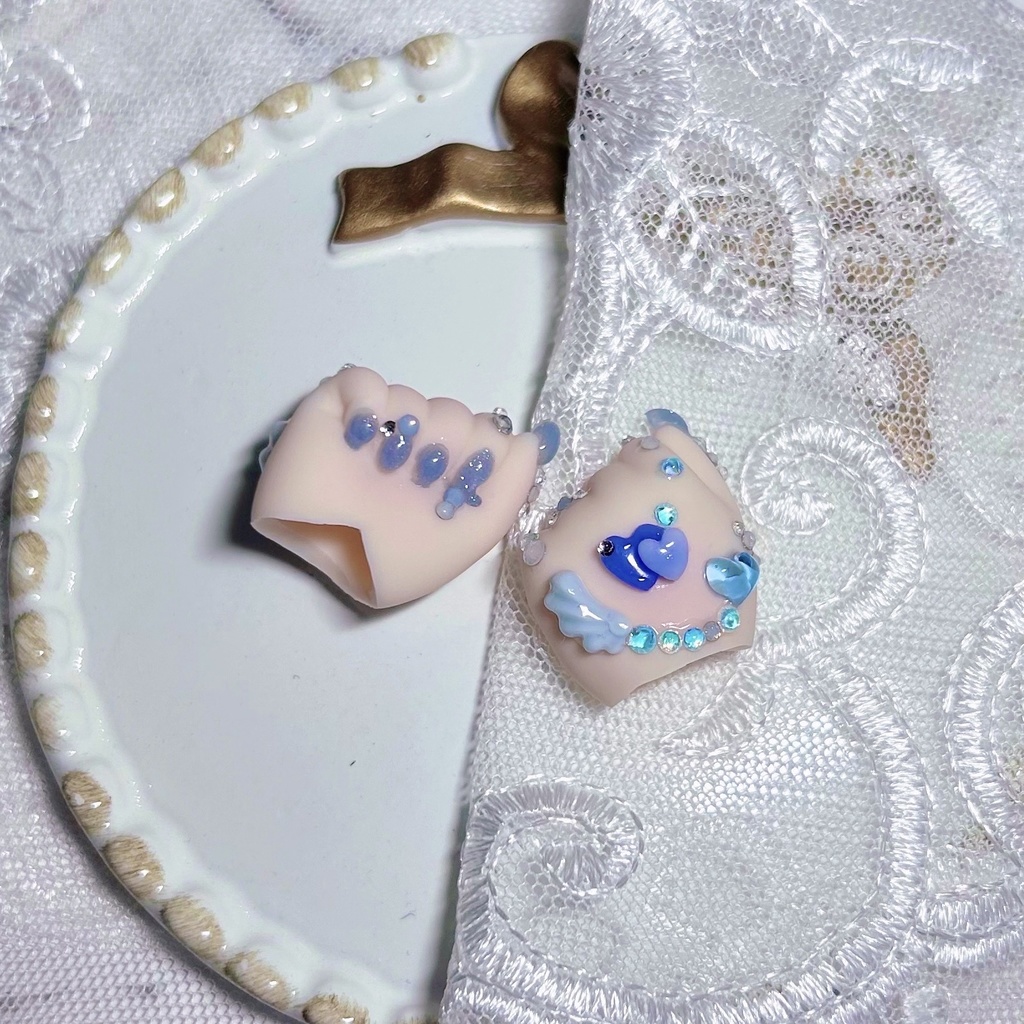 MDD ネイルハンド 水色天使🪽🫧