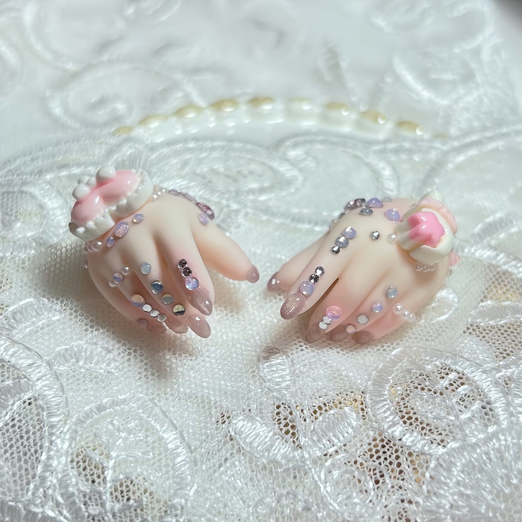 MDD ネイルハンド まほうしょうじょピンク🎀ིྀ