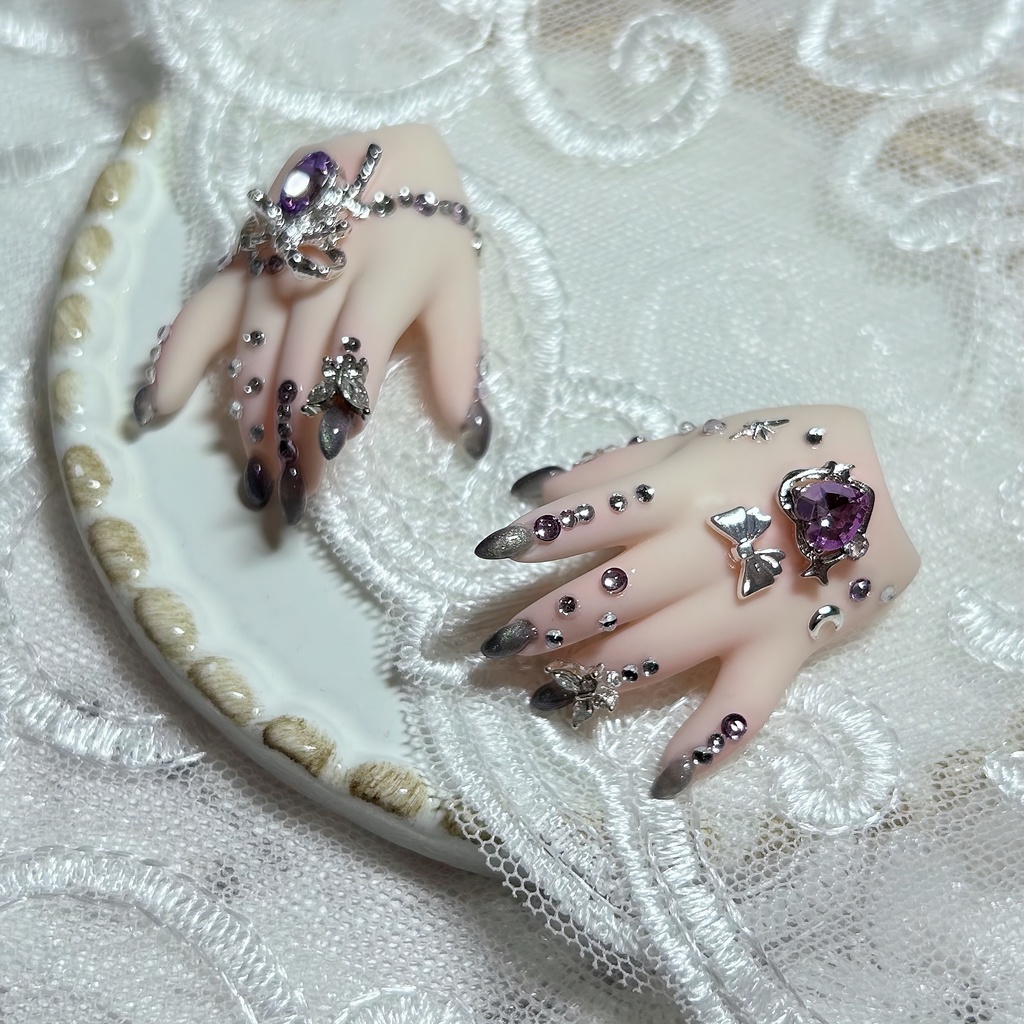 MDD ネイルハンド シルバーグレー⛓🩶