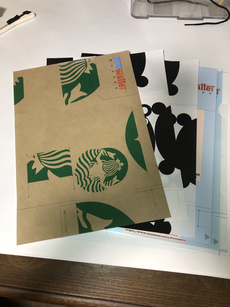 A4walleT薄すぎる財布「おまけ:Skcubrats」