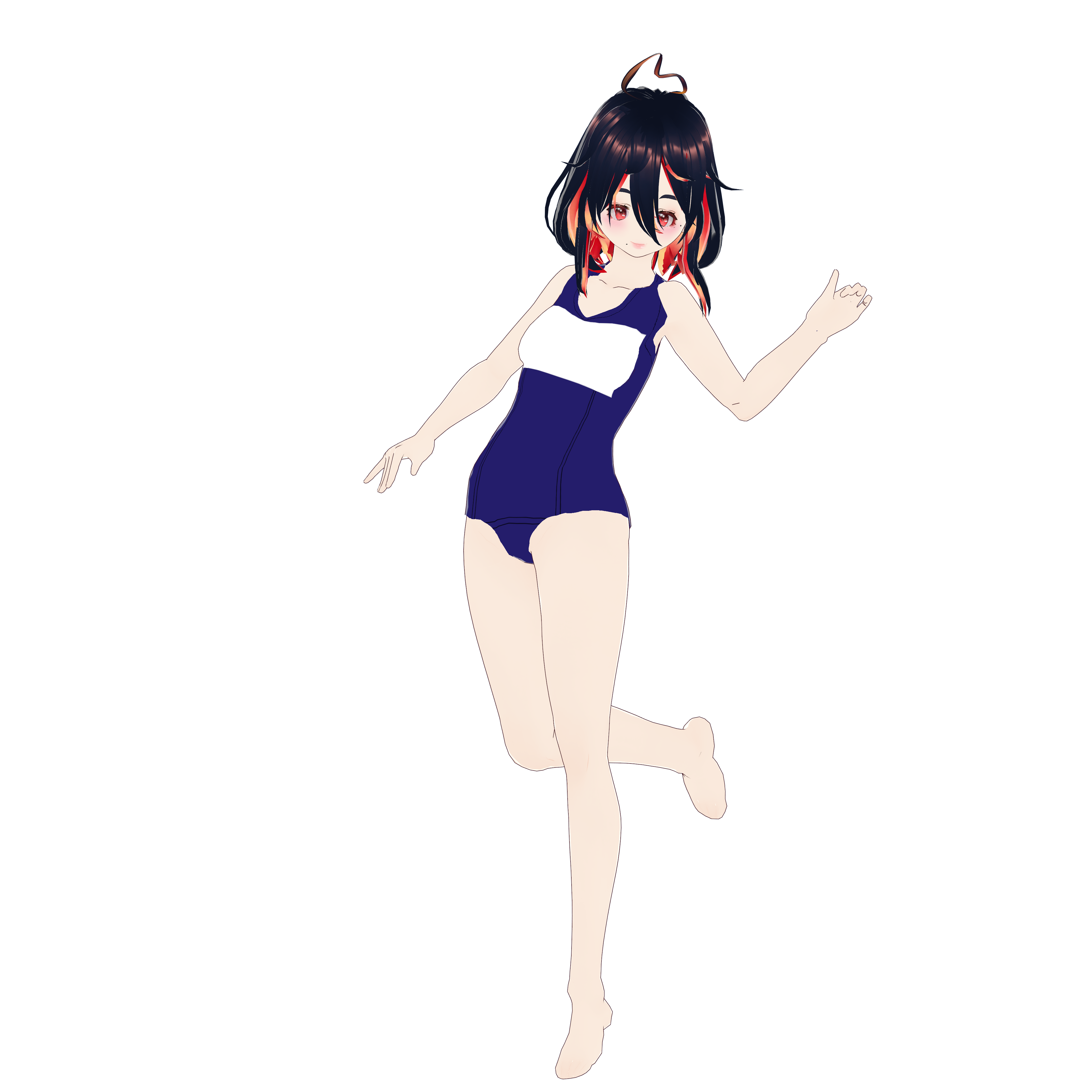 旧スク水（VRM、VRoid用）