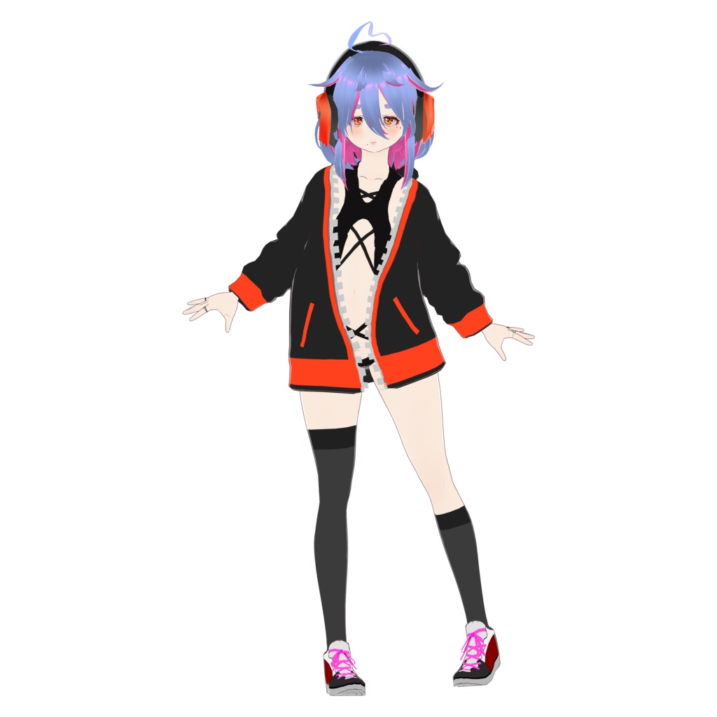 某ロボット大戦ラスボス風衣装 別途カラバリ(VRM、VRoid用)