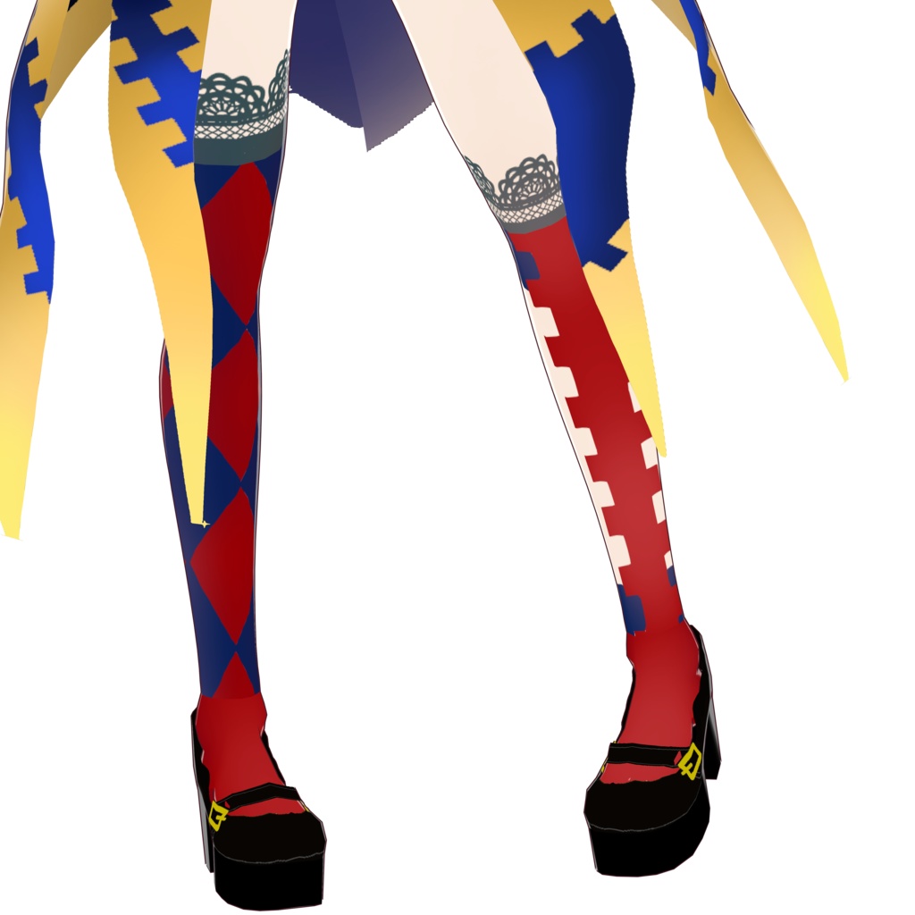 ジッパーコート(VRM、VRoid用)