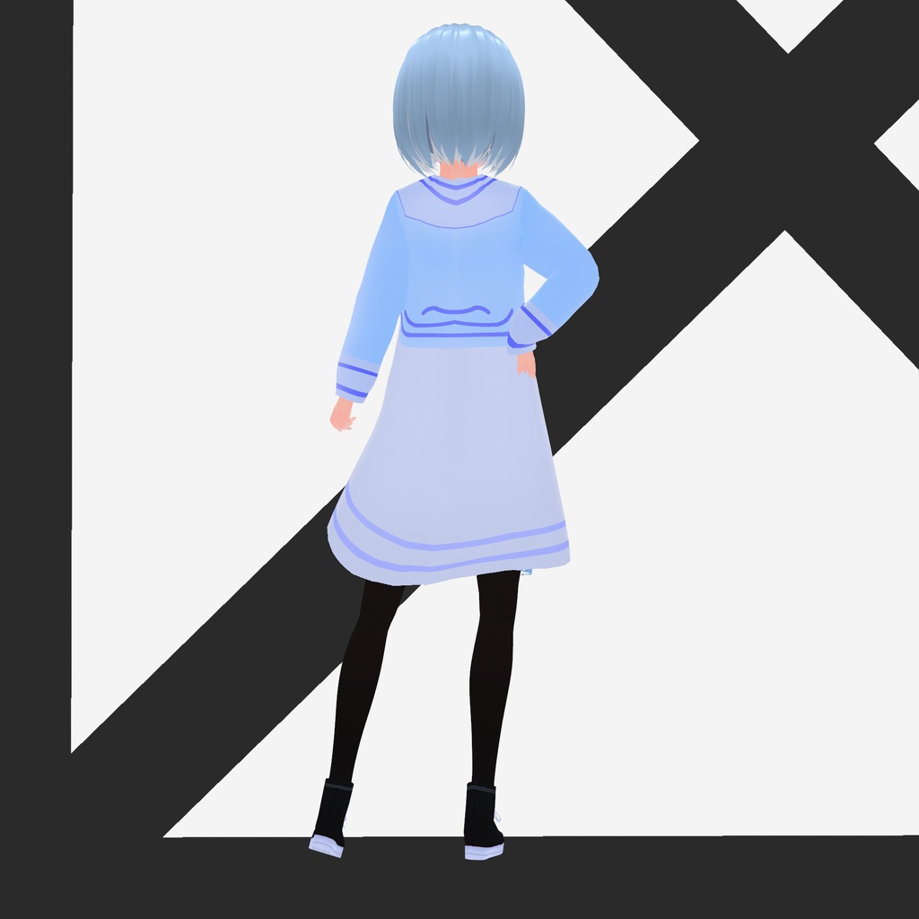 Vroid用 イカした服 本体価格0円(様子見)