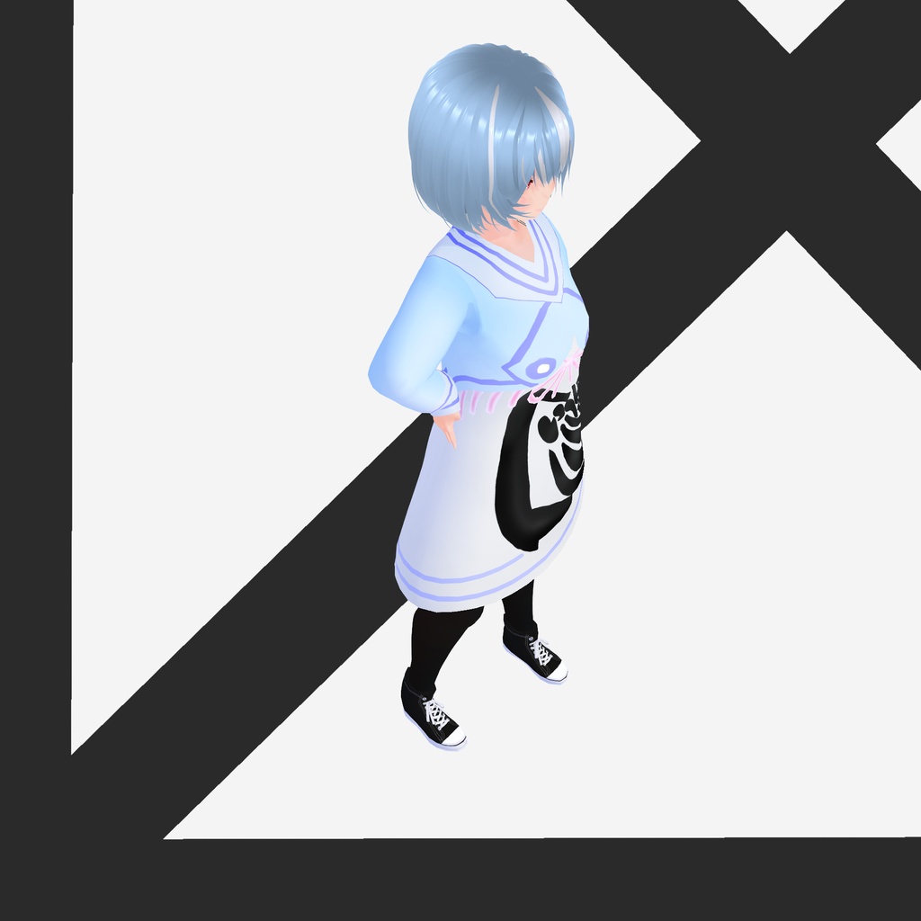 Vroid用 イカした服 本体価格0円(様子見)