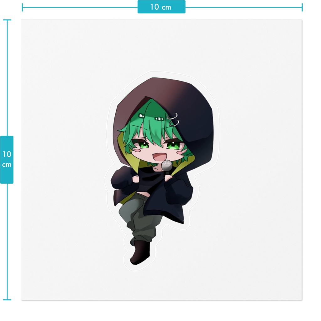 ざっきー ステッカー (初ライブ記念)