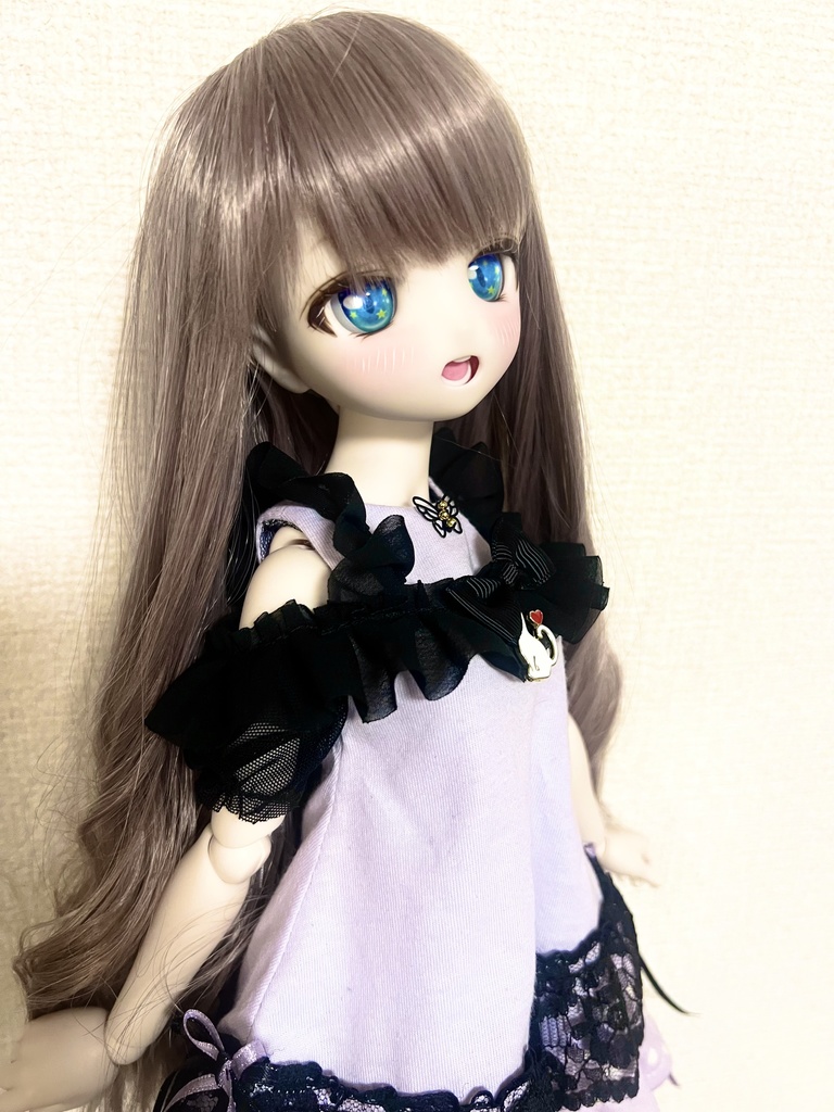 MDD フリル肩出しワンピースセット